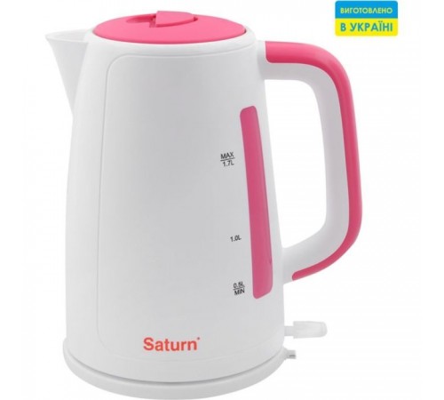 Электрочайник Saturn ST-EK8435U White/Pink Электрочайник Saturn ST-EK8435U White/Pink