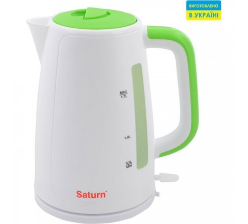 Электрочайник Saturn ST-EK8435U White/Green Электрочайник Saturn ST-EK8435U White/Green