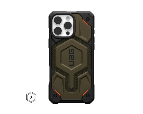 Чохол до мобільного телефона UAG iPhone 16 Pro Max Monarch Pro Magsafe Kevlar Element Green (11445711397B) Чохол до мобільного телефона UAG iPhone 16 Pro Max Monarch Pro Magsafe Kevlar Element Green (11445711397B)
