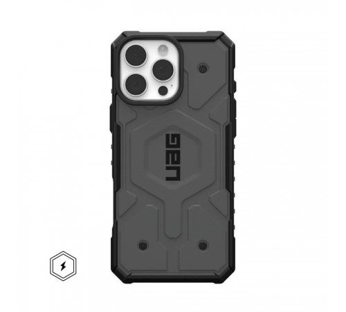 Чохол до мобільного телефона UAG iPhone 16 Pro Max Pathfinder Magsafe Silver (114469113333) Чохол до мобільного телефона UAG iPhone 16 Pro Max Pathfinder Magsafe Silver (114469113333)