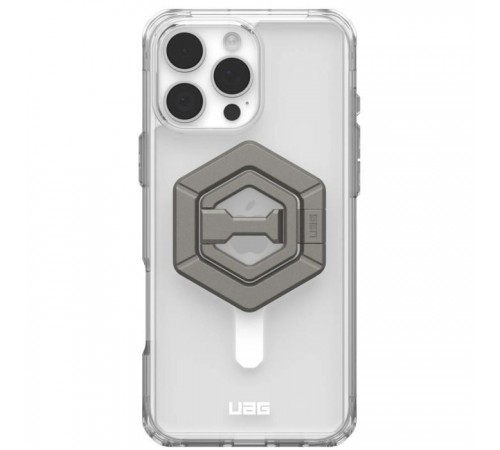 Чехол для мобильного телефона UAG Apple iPhone 16 Pro Max Plyo MagSafe Ice White/Titanium Stand (1144811BV01) Чехол для мобильного телефона UAG Apple iPhone 16 Pro Max Plyo MagSafe Ice White/Titanium Stand (1144811BV01)