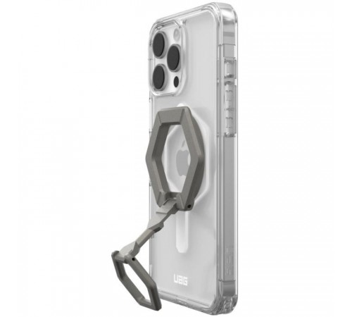 Чехол для мобильного телефона UAG Apple iPhone 16 Pro Max Plyo MagSafe Ice White/Titanium Stand (1144811BV01) Чехол для мобильного телефона UAG Apple iPhone 16 Pro Max Plyo MagSafe Ice White/Titanium Stand (1144811BV01)