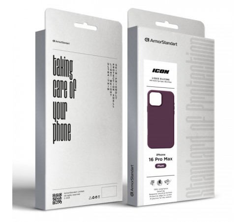 Чохол до мобільного телефона Armorstandart ICON2 Case Apple iPhone 16 Pro Max Plum (ARM81307) Чохол до мобільного телефона Armorstandart ICON2 Case Apple iPhone 16 Pro Max Plum (ARM81307)