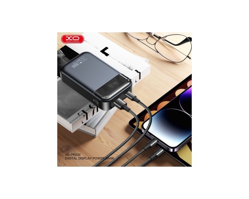 Батарея універсальна XO 10000mAh, PD/30W, QC/22.5W, PPS/33W, black (PR232_Black) Батарея універсальна XO 10000mAh, PD/30W, QC/22.5W, PPS/33W, black (PR232_Black)