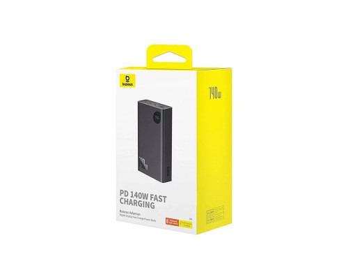 Батарея универсальная Baseus Adaman Metal Digital Display 24000mAh 140W, Black (P10021508113-00) (P10021507112-02) Батарея универсальная Baseus Adaman Metal Digital Display 24000mAh 140W, Black (P10021508113-00) (P10021507112-02)