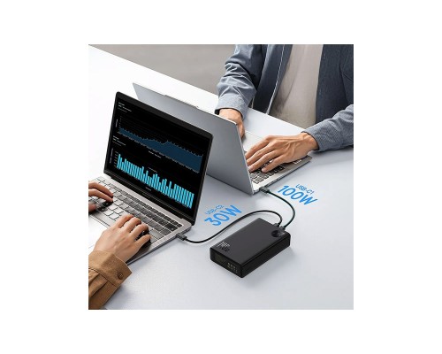 Батарея универсальная Baseus Adaman Metal Digital Display 24000mAh 140W, Black (P10021508113-00) (P10021507112-02) Батарея универсальная Baseus Adaman Metal Digital Display 24000mAh 140W, Black (P10021508113-00) (P10021507112-02)