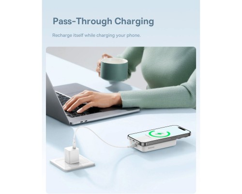 Батарея універсальна Baseus Magnetic Mini 10000mAh 30W, White (PPCX110002\PPCXM1030) (P10022105212-01) Батарея універсальна Baseus Magnetic Mini 10000mAh 30W, White (PPCX110002\PPCXM1030) (P10022105212-01)