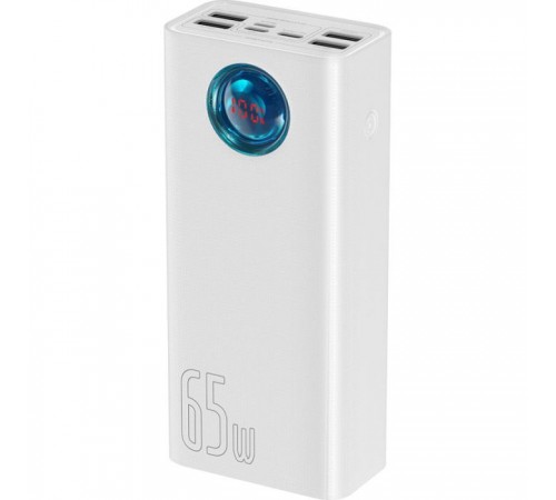 Батарея универсальная Baseus Amblight Digital Quick 30000mAh 65W, White (PPLG000102) Батарея универсальная Baseus Amblight Digital Quick 30000mAh 65W, White (PPLG000102)