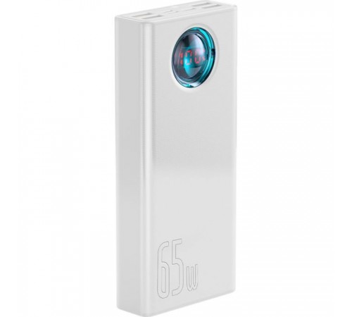 Батарея универсальная Baseus Amblight Digital Quick 30000mAh 65W, White (PPLG000102) Батарея универсальная Baseus Amblight Digital Quick 30000mAh 65W, White (PPLG000102)