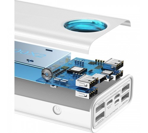 Батарея универсальная Baseus Amblight Digital Quick 30000mAh 65W, White (PPLG000102) Батарея универсальная Baseus Amblight Digital Quick 30000mAh 65W, White (PPLG000102)