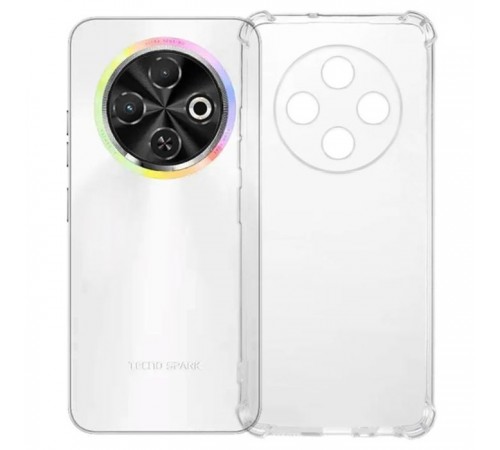 Чохол до мобільного телефона BeCover Anti-Shock Tecno Spark 30C 4G Clear (712783)