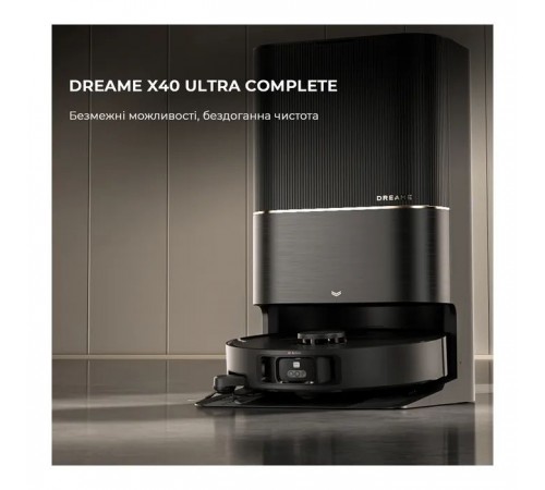 Пылесос Dreame Bot X40 Ultra Complete Black (RLX63CE-2-Bl)