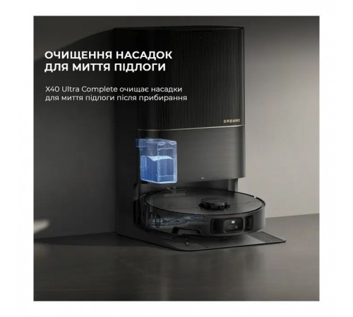 Пылесос Dreame Bot X40 Ultra Complete Black (RLX63CE-2-Bl)