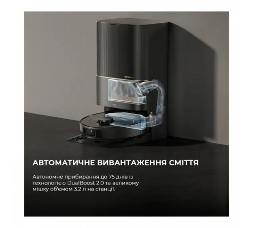 Пылесос Dreame Bot X40 Ultra Complete Black (RLX63CE-2-Bl)