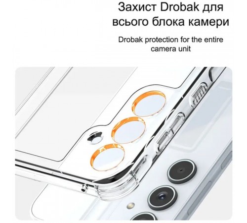Чехол для мобильного телефона Drobak Acrylic Case with Airbag Samsung Galaxy S24 FE Camera cover (949427) Чехол для мобильного телефона Drobak Acrylic Case with Airbag Samsung Galaxy S24 FE Camera cover (949427)