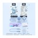 Наушники Acefast T8 Ice Blue (6974316282235)