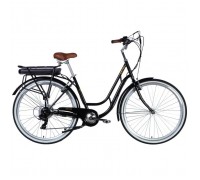 Электровелосипед Dorozhnik 28" eRETRO Vbr рама-19" 36B 12.5А*ч 500Вт черный 2025 (ELB-D-28-072)