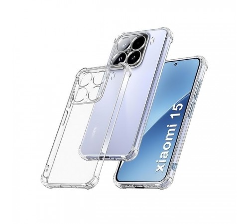 Чохол до мобільного телефона BeCover Anti-Shock Xiaomi 15 5G Clear (713501) Чохол до мобільного телефона BeCover Anti-Shock Xiaomi 15 5G Clear (713501)