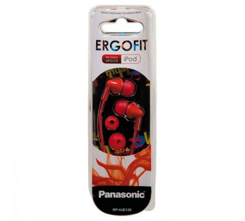 Наушники Panasonic RP-HJE125E-R Наушники Panasonic RP-HJE125E-R