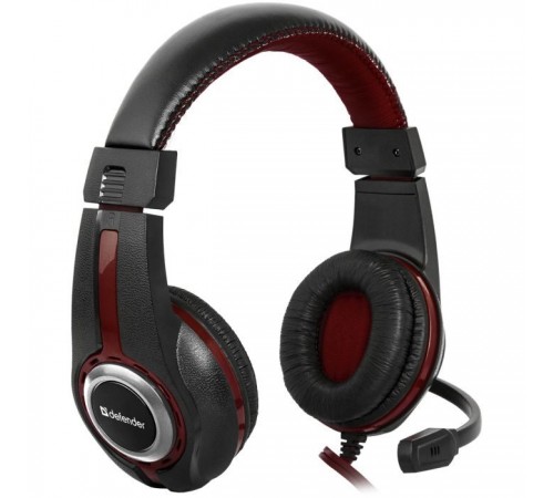 Навушники Defender Warhead G-185 Black-Red (64106) Навушники Defender Warhead G-185 Black-Red (64106)