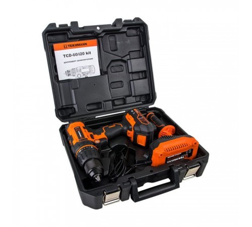Шуруповерт Tekhmann TCD-60/i20 kit (848394) Шуруповерт Tekhmann TCD-60/i20 kit (848394)