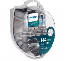 Автолампа Philips H4 X-treme VISION PRO +150%, 3700K, 2шт/блистер (12342XVPS2)