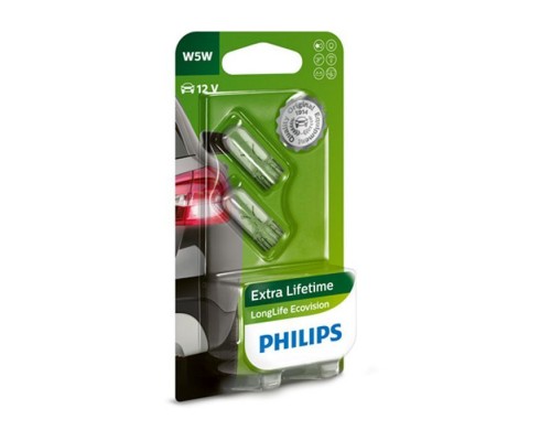 Автолампа Philips 5W (12961 LLECO B2) Автолампа Philips 5W (12961 LLECO B2)