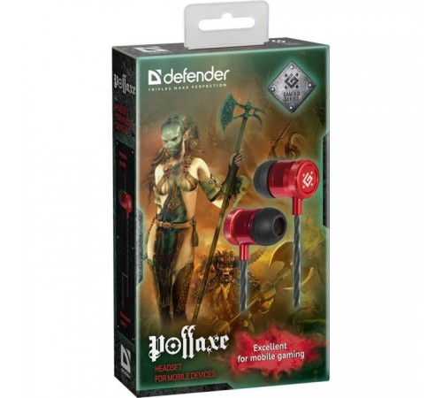 Навушники Defender Pollaxe Black-Red (64453) Навушники Defender Pollaxe Black-Red (64453)