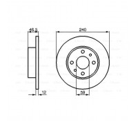 Тормозной диск Bosch 0 986 478 353