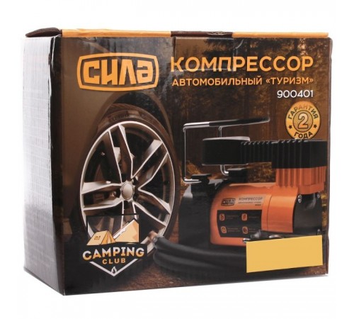 Автомобильный компрессор СИЛА СТАНДАРТ 35л/мин, 7 Атм (900401) Автомобильный компрессор СИЛА СТАНДАРТ 35л/мин, 7 Атм (900401)