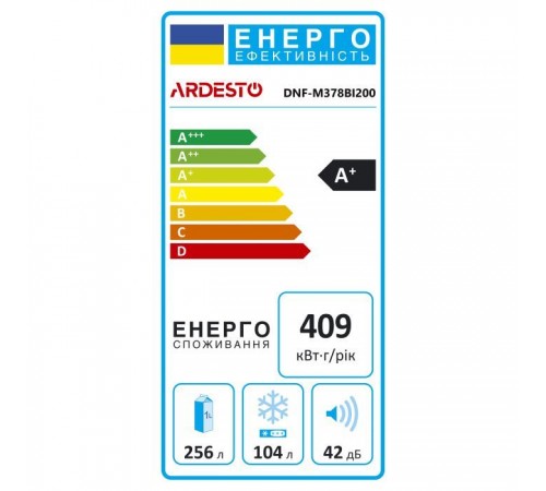 Холодильник Ardesto DNF-M378BI200 Холодильник Ardesto DNF-M378BI200