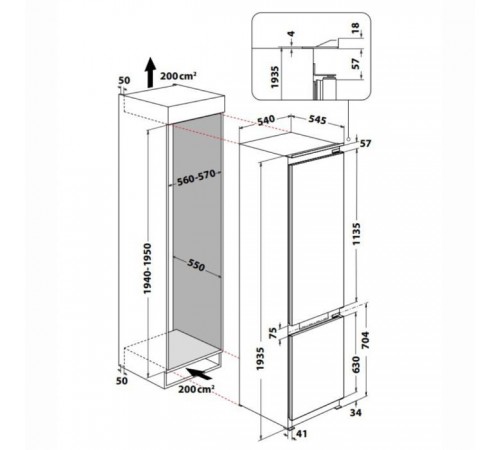 Холодильник Indesit INC20T321EU Холодильник Indesit INC20T321EU