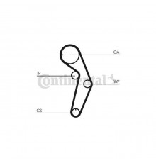Ремінь ГРМ CONTITECH CT1048