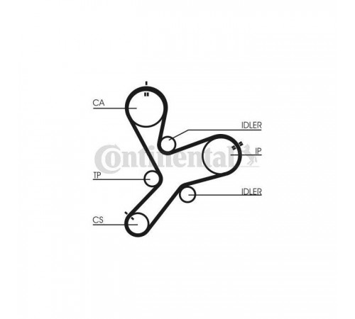 Ремінь ГРМ CONTITECH CT1152 Ремінь ГРМ CONTITECH CT1152
