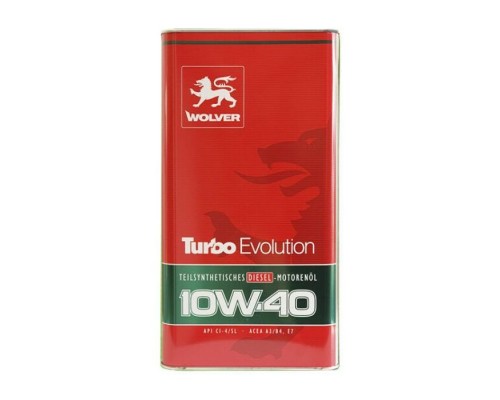 Моторна олива Wolver Turbo Evolution 10W-40 4л (4260360944406) Моторна олива Wolver Turbo Evolution 10W-40 4л (4260360944406)