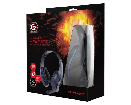 Навушники Gembird GHS-05-B Black-Blue (GHS-05-B) Навушники Gembird GHS-05-B Black-Blue (GHS-05-B)