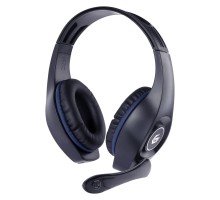 Навушники Gembird GHS-05-B Black-Blue (GHS-05-B)