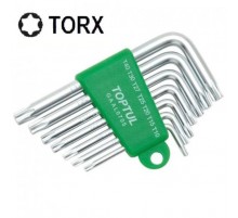 Набор инструментов Toptul ключей TORX Г-обр. T10-T40 7ед. (GAAL0705)