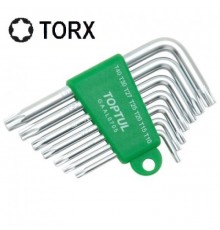 Набір інструментів Toptul ключів TORX Г-обр. T10-T40 7од. (GAAL0705)