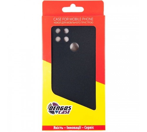 Чохол до мобільного телефона Dengos Carbon Realme C25y (black) (DG-TPU-CRBN-145)