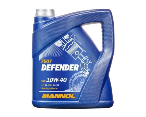 Моторна олива Mannol DEFENDER 4л 10W-40 (MN7507-4) Моторна олива Mannol DEFENDER 4л 10W-40 (MN7507-4)
