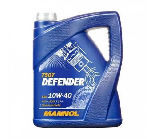 Моторна олива Mannol DEFENDER 5л 10W-40 (MN7507-5) Моторна олива Mannol DEFENDER 5л 10W-40 (MN7507-5)