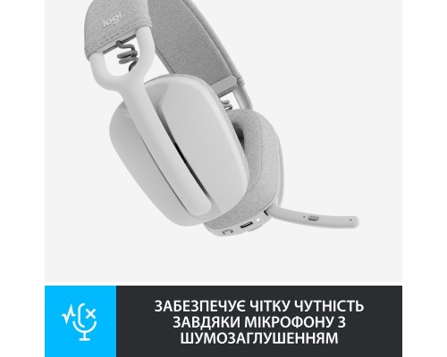 Навушники Logitech Zone Vibe 100 Wireless Off-White (981-001219)