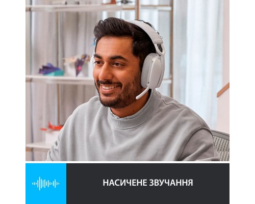 Навушники Logitech Zone Vibe 100 Wireless Off-White (981-001219)