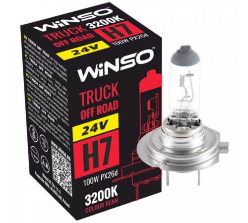 Автолампа WINSO H7 TRUCK OFF ROAD 100W (724710) Автолампа WINSO H7 TRUCK OFF ROAD 100W (724710)