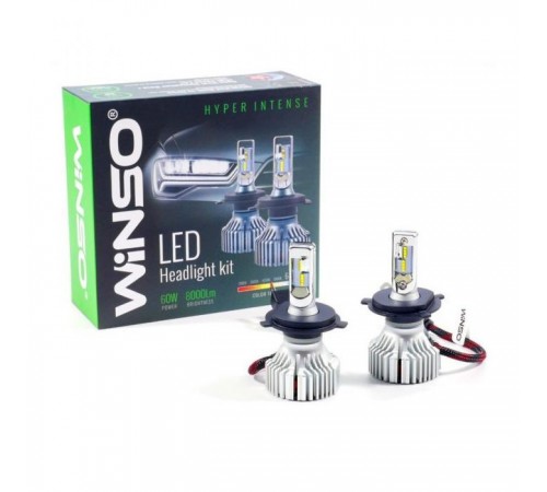 Автолампа WINSO LED H4 12/24V 60Вт 8000Лм. (798400) Автолампа WINSO LED H4 12/24V 60Вт 8000Лм. (798400)