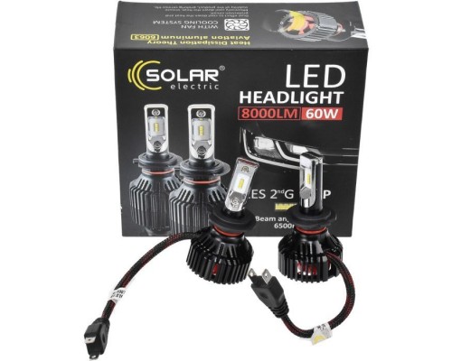 Автолампа SOLAR H7 12/24V 6500K 8000Lm 60W ZES Chip (8307) Автолампа SOLAR H7 12/24V 6500K 8000Lm 60W ZES Chip (8307)