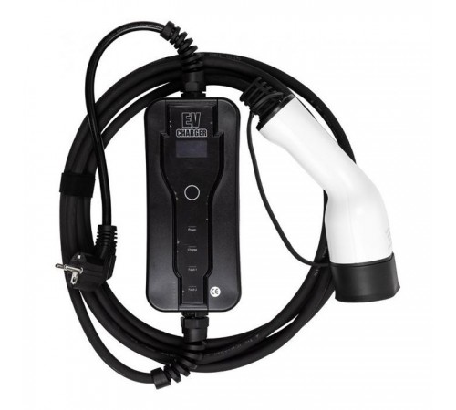 Зарядное устройство для электромобиля HiSmart Type 2 - Schuko (220V), 16A, 3.6кВт, 1-фазное, 5м (EV200696) Зарядное устройство для электромобиля HiSmart Type 2 - Schuko (220V), 16A, 3.6кВт, 1-фазное, 5м (EV200696)