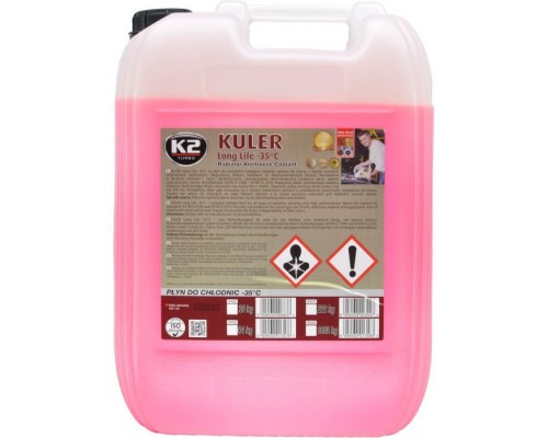 Антифриз K2 KULER-35C 20кг RED (W406C) Антифриз K2 KULER-35C 20кг RED (W406C)