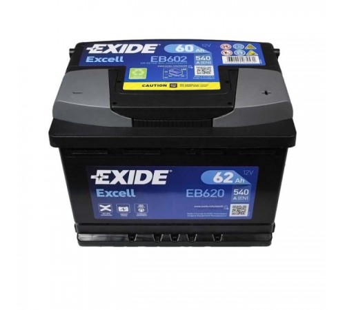 Аккумулятор автомобильный EXIDE EXCELL 60Ah Н ЭВ (-/+) (540EN) (EB602) Аккумулятор автомобильный EXIDE EXCELL 60Ah Н ЭВ (-/+) (540EN) (EB602)
